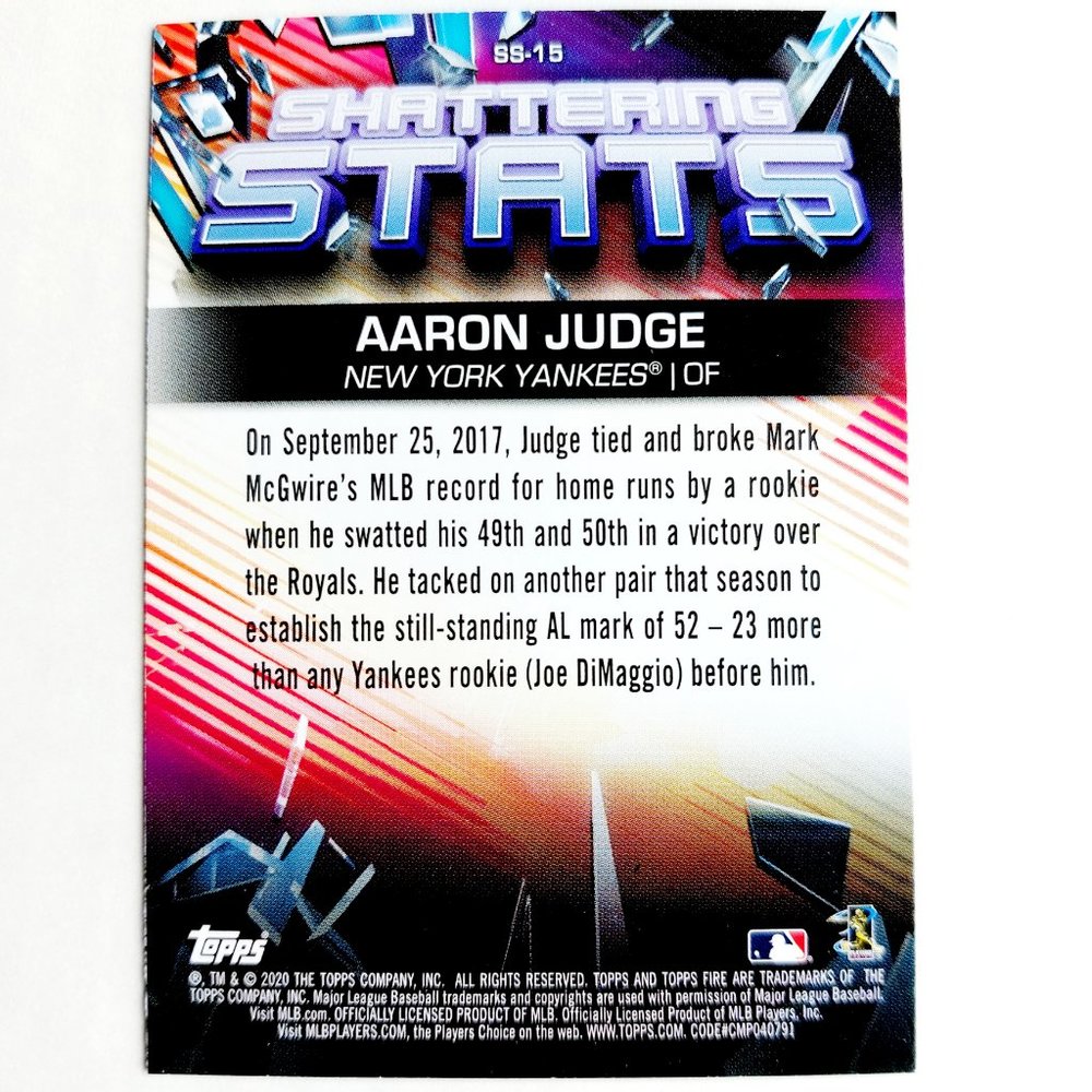 New York Yankees (Aaron Judge) - BSBL [19_AJ15] - Picture 3 of 3